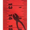 Brimarc Mens Heavy Duty Red Tape Measure Braces Trouser Belt Suspender 2" 50mm Wide