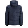 Jack & Jones Mens New Casual Will Hooded Winter Puffer Jacket Sky Captain