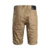 Crosshatch Mens Kractus Designer Cargo Chino Shorts Tan