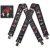 Brimarc Mens Heavy Duty Horses Braces Trouser Belt Suspender 2" 50mm Wide