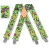 Brimarc Mens Heavy Duty Gardeners Green Braces Trouser Belt Suspender 2" 50mm Wide 