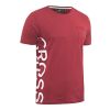 New Crosshatch Mens Highford Branded Designer Casual T Shirt Red