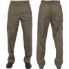 Mens Carabou New Elasticated Waist Work Casual Plain Rugby Trousers Moss