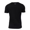 Crosshatch Casual Graphic V Neck T Shirt Harrison Black