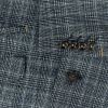 Cavani Mens Check 3 Piece Vintage Retro Herringbone Tweed Grey Tailored Fit