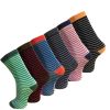 Design Socks 6 Pairs Mens Coloured Design Socks Smart Suit Work Golf Cotton Blend Adults