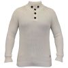 Crosshatch Masons Cotton Pullover Neck Knitted Jumper Vapourous