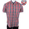 Mens Casual Check Shirt British Vintage Button Down Ferdy