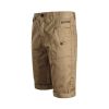 Crosshatch Mens Kractus Designer Cargo Chino Shorts Tan
