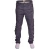 Crosshatch Mens Kractus Designer Twisted Leg Regular Fit Tapered Chinos Jeans Grey