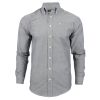 Farah Mens Long Sleeve Regular Fit Oxford Shirt 'The Drayton' Navy