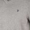 Farah Mens Stern Tank Top Vest Knitted V Neck Jumper Grey Marl