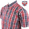 Mens Casual Check Shirt British Vintage Button Down Ferdy