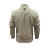 Crosshatch Mens Designer Harrington Harrinz 2 Jacket Khaki