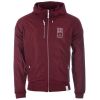 Crosshatch Windbreaker Jacket Lightweight Zip Summer Voisin Hooded Top Syrah