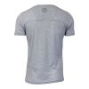 Crosshatch Casual Graphic V Neck T Shirt Harrison Grey Marl