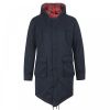 Merc London Vintage Tobias Fish Tail Parkas Navy