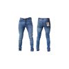 Designer Super Skinny Leg Stretch Jeans Vintage Lightwash