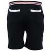 Soul Star Sienna Knee Length Fleece Lined Sweat Shorts Navy