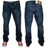 Jack & Jones Clark Comfort Fit Straight Leg Jeans Dark Used Look
