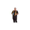Brimarc Mens Heavy Duty Yellow Tape Measure Braces Trouser Belt Suspender 2" 50mm Wide 