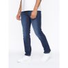 Crosshatch Mens Palmerston Straight Leg Jeans Dark Used Look