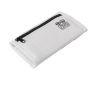 New Mens Crosshatch Three Fold Zip Nylon Affluence Wallets White
