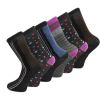 Design Socks 6 Pairs Mens Coloured Design Socks Smart Suit Work Golf Cotton Blend Adults