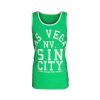Soul Star Las Vegas Sin City Casual Vest Green