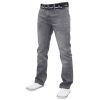 Enzo Mens EZ 324 Designer Denim Stonewashed Jeans Pants Grey