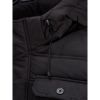 Jack & Jones Mens New Casual Will Hooded Puffer Winter Jacket Black