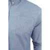Crosshatch Mens Oxford Almond Cotton Shirt Sky Blue