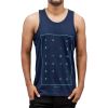 Jack & Jones Jcoair Mens Branded Fresh Tank Vest Navy Blazer