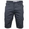 Crosshatch Men Amalaga Designer Cargo Chino Shorts Periscope