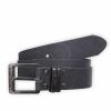 Mens New Belt Crosshatch Chucker Embossed Design PU Leather Look Eiffel Tower