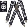 Brimarc Mens Heavy Duty Route 66 Braces Trouser Belt Suspender 2" 50mm Wide