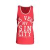 Soul Star Las Vegas Sin City Casual Vest Fuschia
