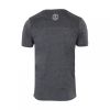 Crosshatch New Mens Casual Graphic V Neck T Shirt Lightfeet Charcoal Marl
