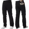 Mens Blue Circle Jeans Heavy Duty Workwear Basic Straight Regular Fit Black Jeans 28-60