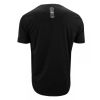 Crosshatch Mens Bones Designer Casual Skull T Shirt Black