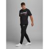 Jack & Jones Mens King Size JJIGORDON Sweat Pant Jogger Bottoms Black