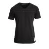 Crosshatch Casual Graphic V Neck T Shirt Coolridge Black