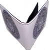 Warrior 1970s Style Punk PU Wallet Hey Ho White