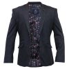 Cavani Mens Casual Designer Ferro Blazer Navy BNWT
