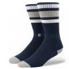 Stance Mens New Classic Crew Comfort Boyd 3 Cotton Socks Navy