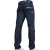Enzo Mens New EZ244 Regular Fit Dark Wash Jeans