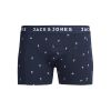 Jack & Jones Mens Casual Designer Skate Boxer Trunks Navy Blazer