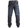Mens New Jeans Crosshatch Newport Dark Washed Straight Leg Jeans
