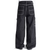 Bleu Bolt London Baggy 2275 24" Baggy Carpenter Jeans Black 