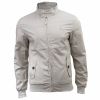 Crosshatch Mens Designer Harrington Haronz Jacket Moonstruck